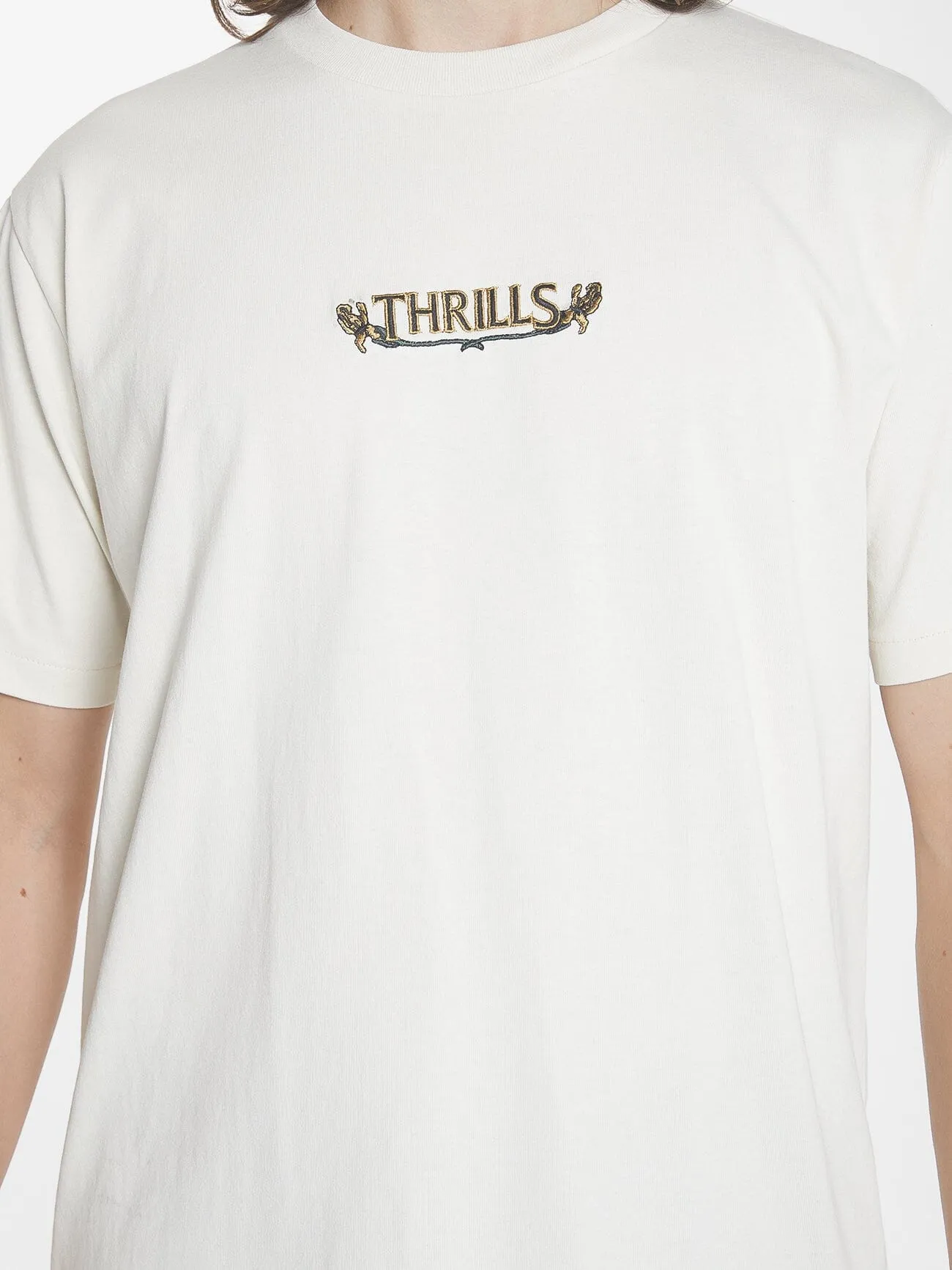 Flowershop Merch Fit Tee - Heritage White