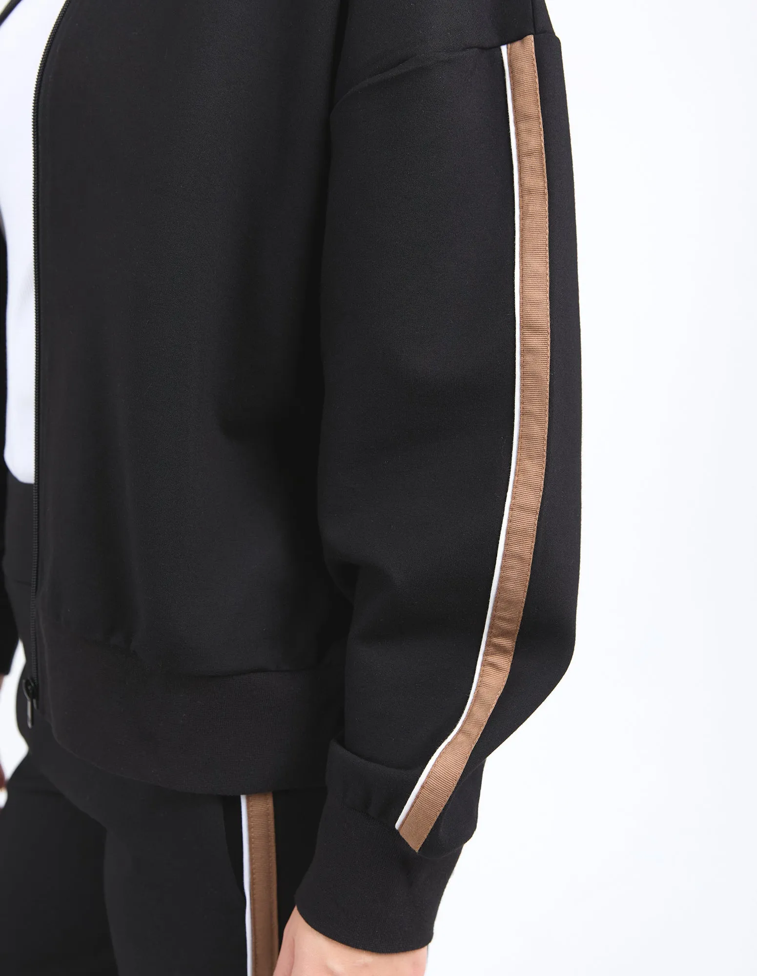 Foxwood London Zip Thru Jacket Black