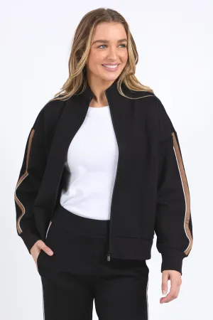 Foxwood London Zip Thru Jacket Black