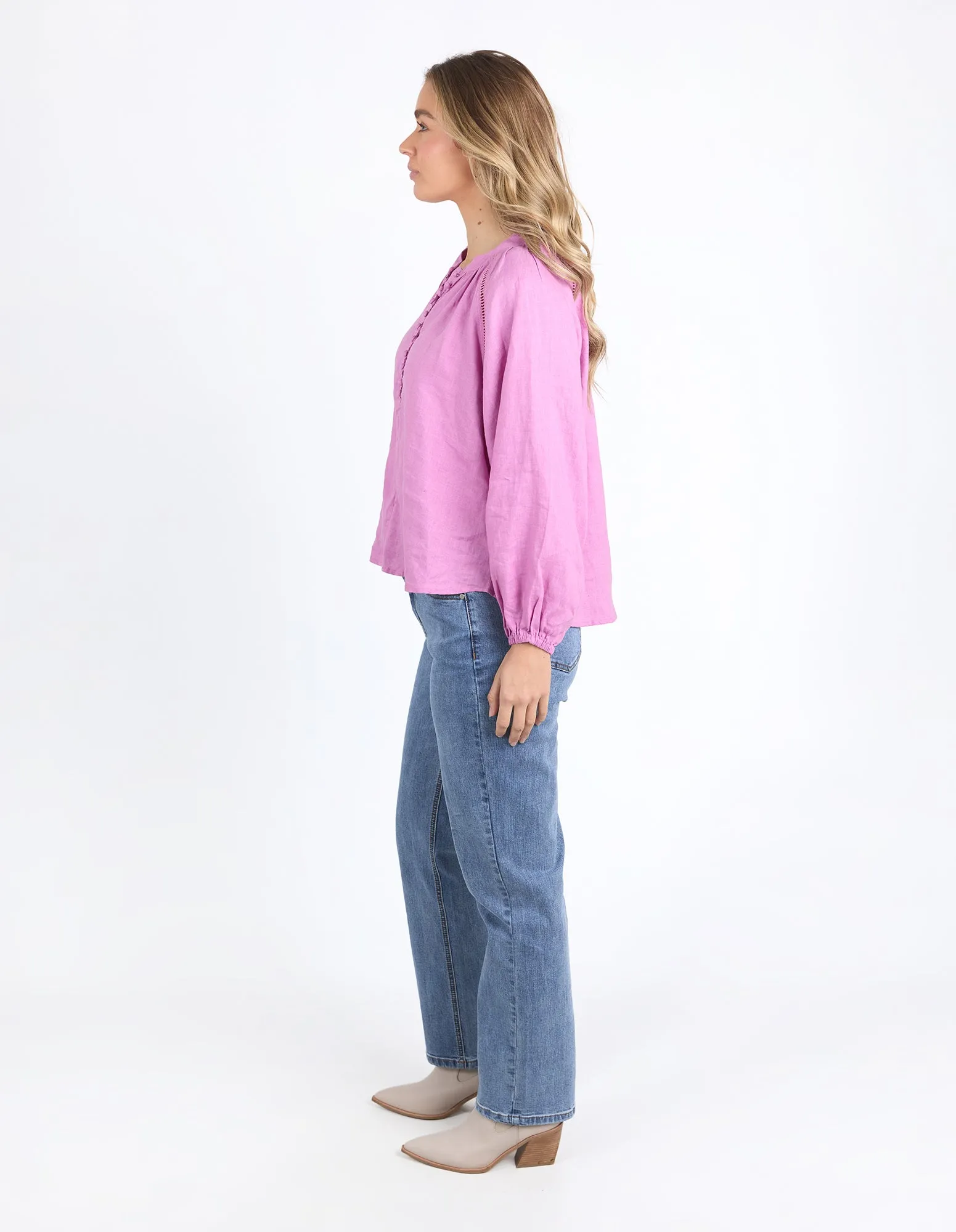Foxwood Sardinia Blouse Fuchsia