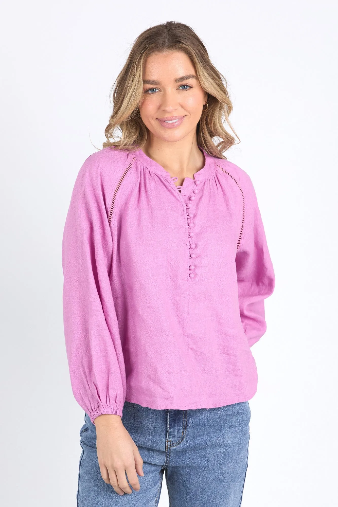 Foxwood Sardinia Blouse Fuchsia
