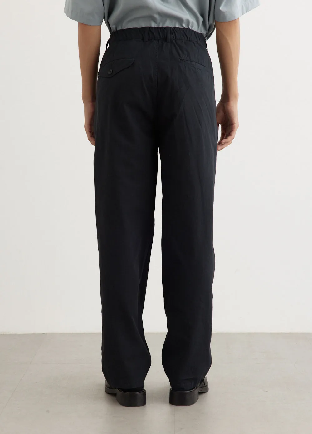 Garment-Dye 4 Tuck Pants