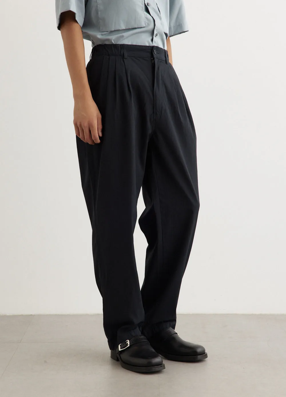 Garment-Dye 4 Tuck Pants