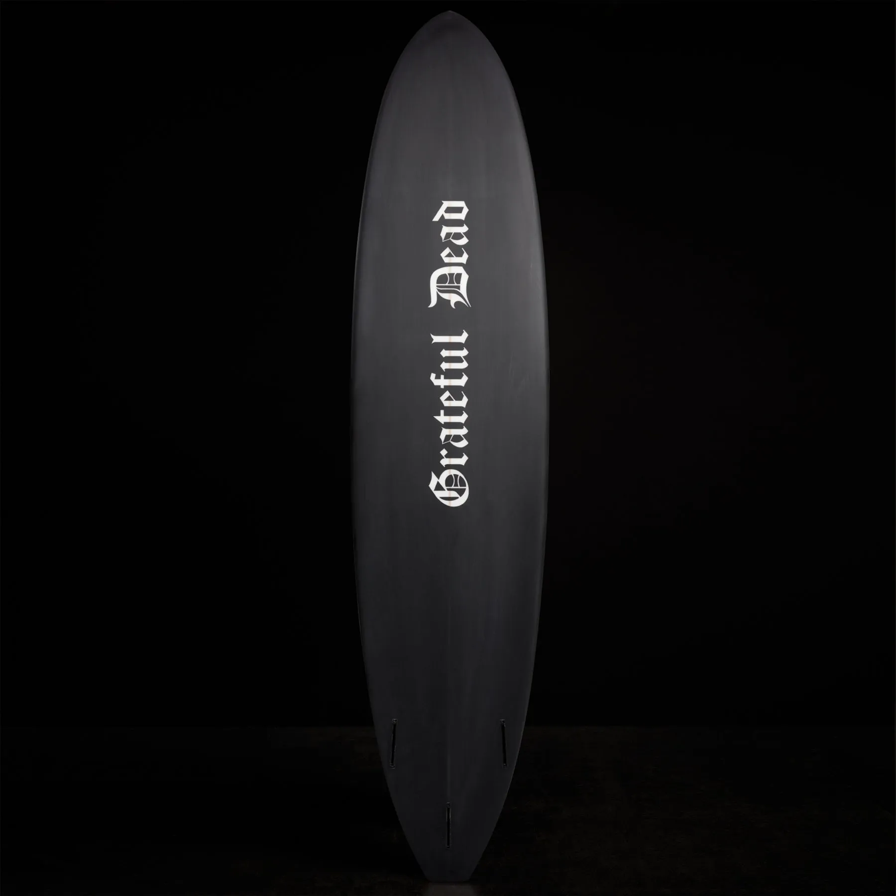 Grateful Dead Longboard 7'10 - White & Black w/ Skull