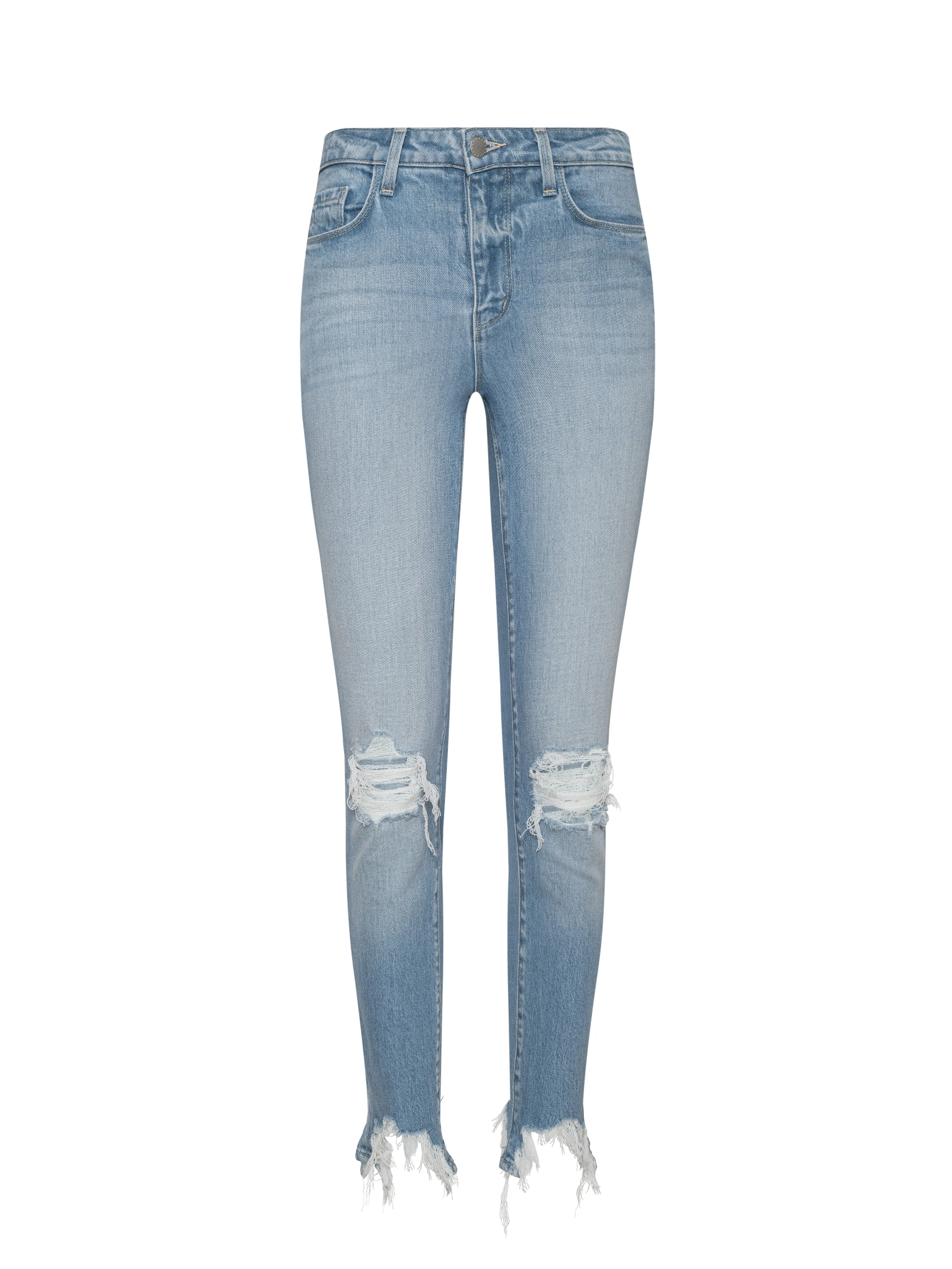 High Line Distressed Skinny Jean