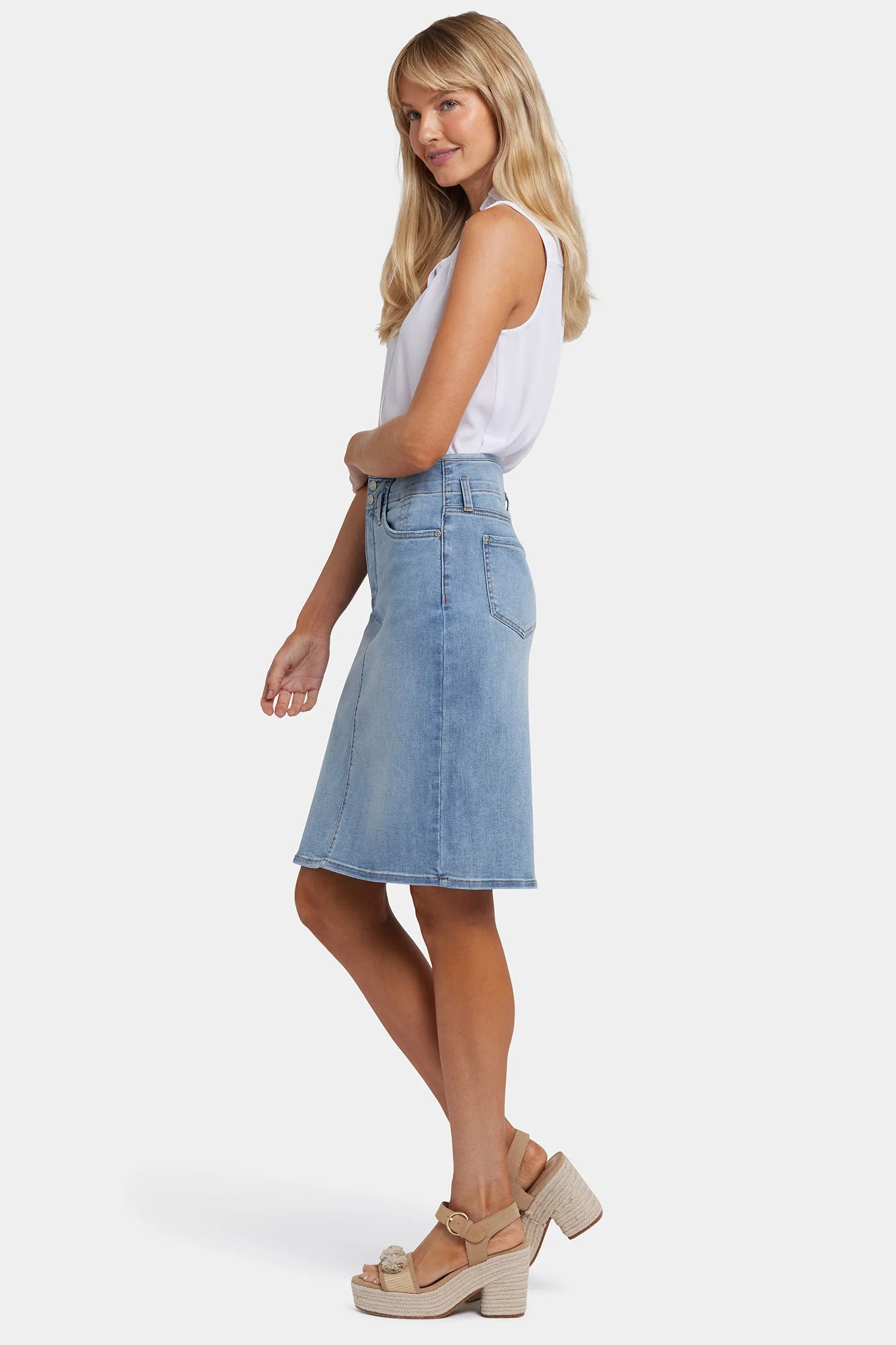 High Waist Skirt - Santiago Sea