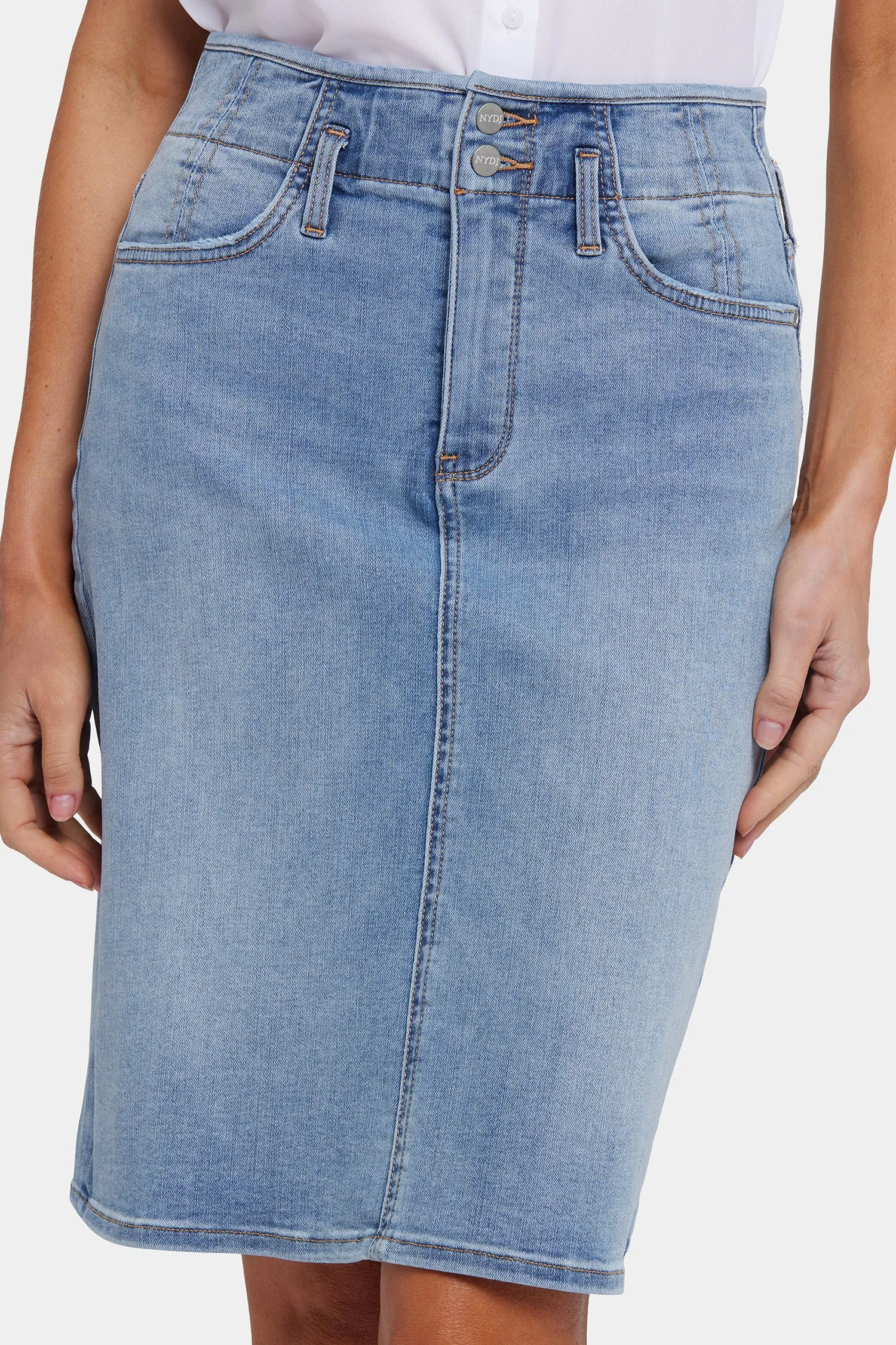 High Waist Skirt - Santiago Sea
