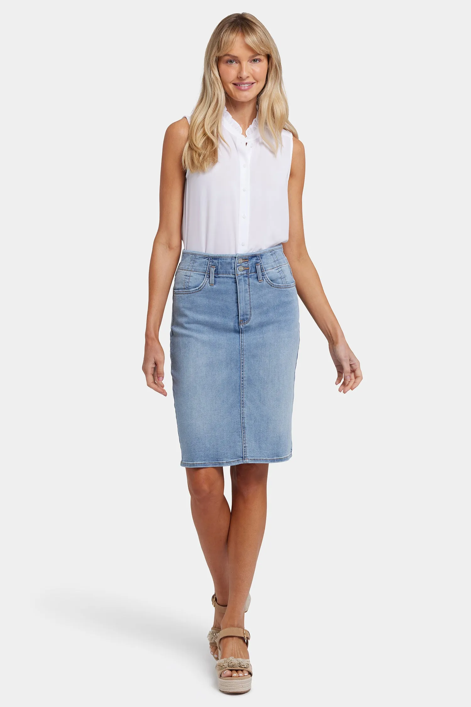 High Waist Skirt - Santiago Sea