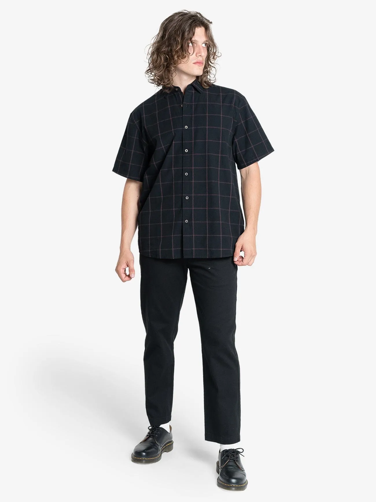 Higher Magic Short Sleeve Shirt - Black