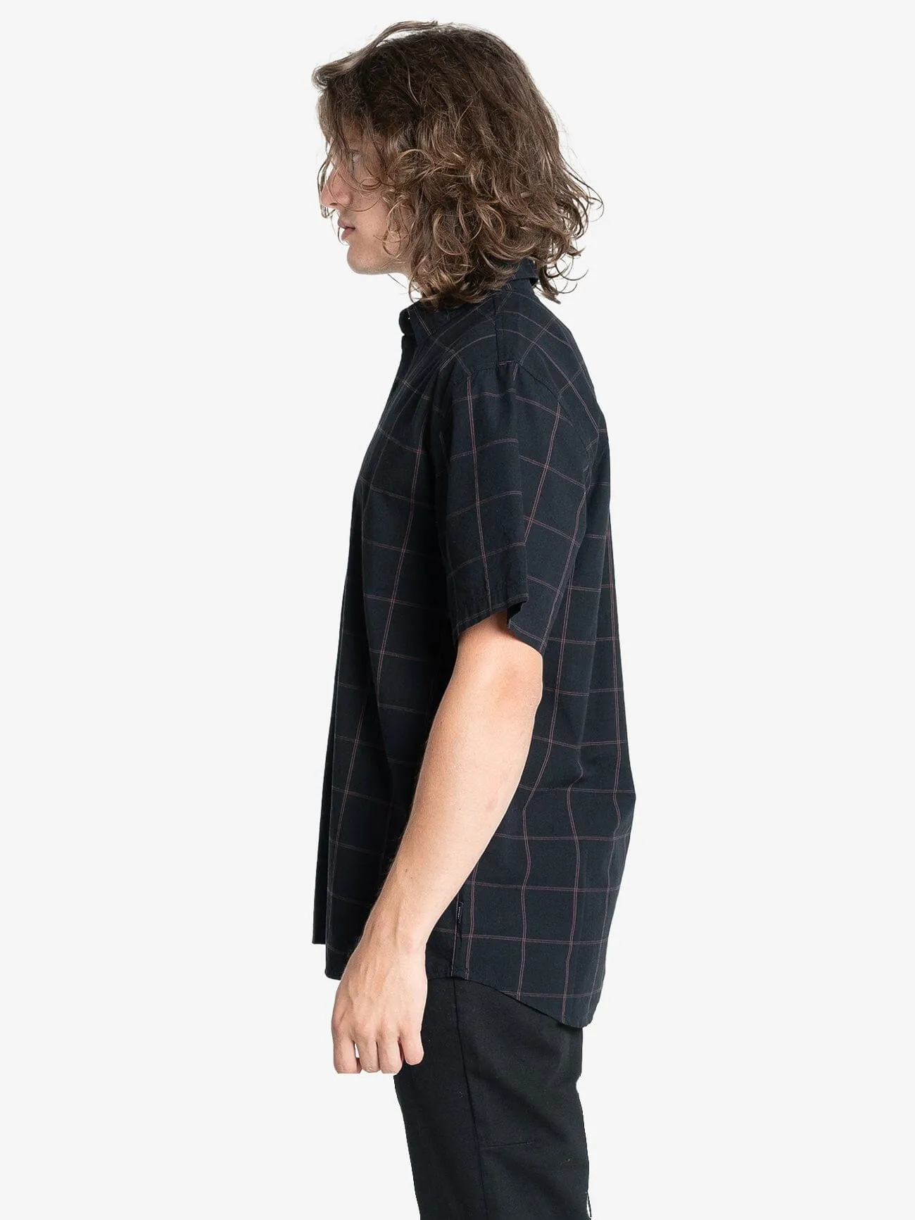 Higher Magic Short Sleeve Shirt - Black
