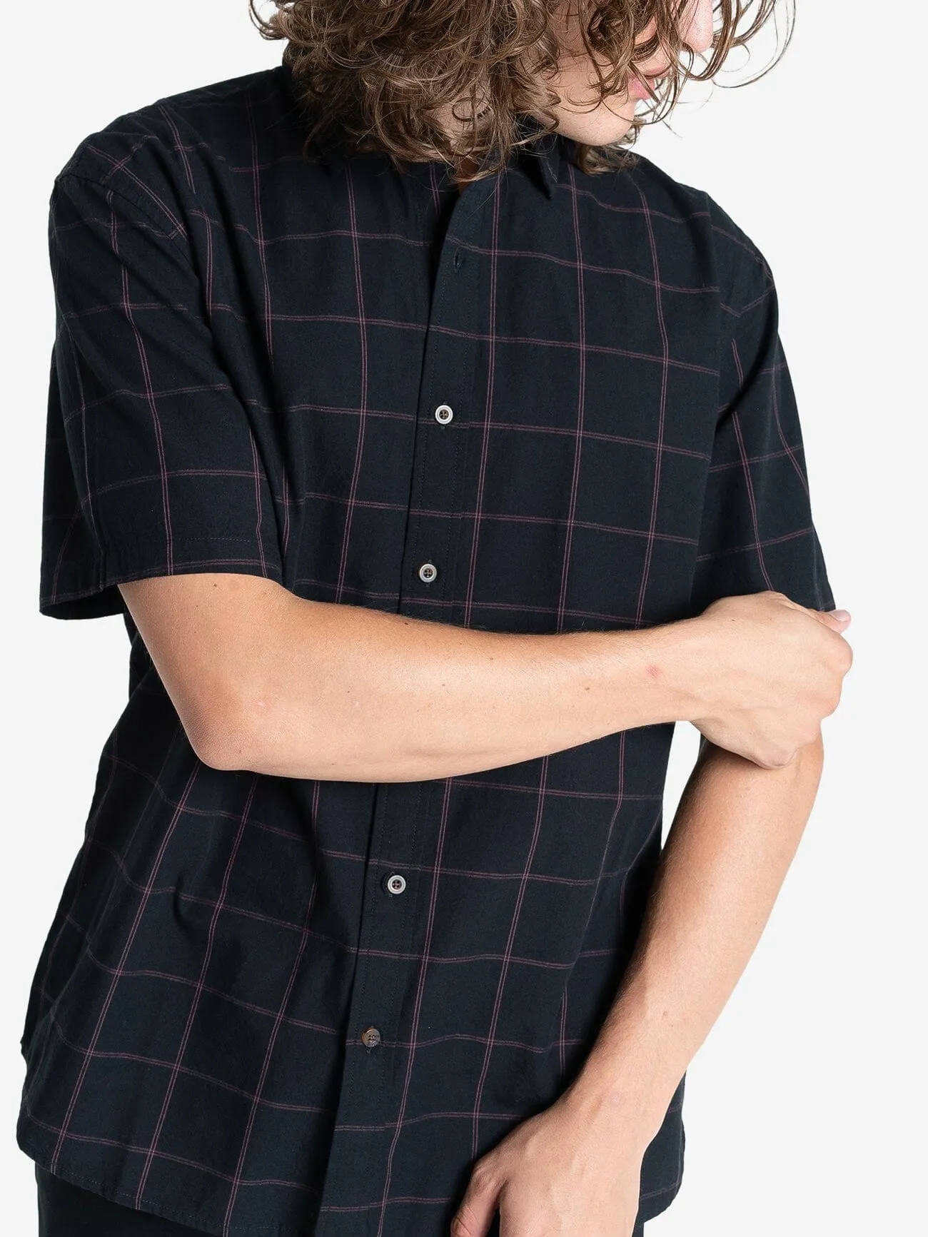 Higher Magic Short Sleeve Shirt - Black