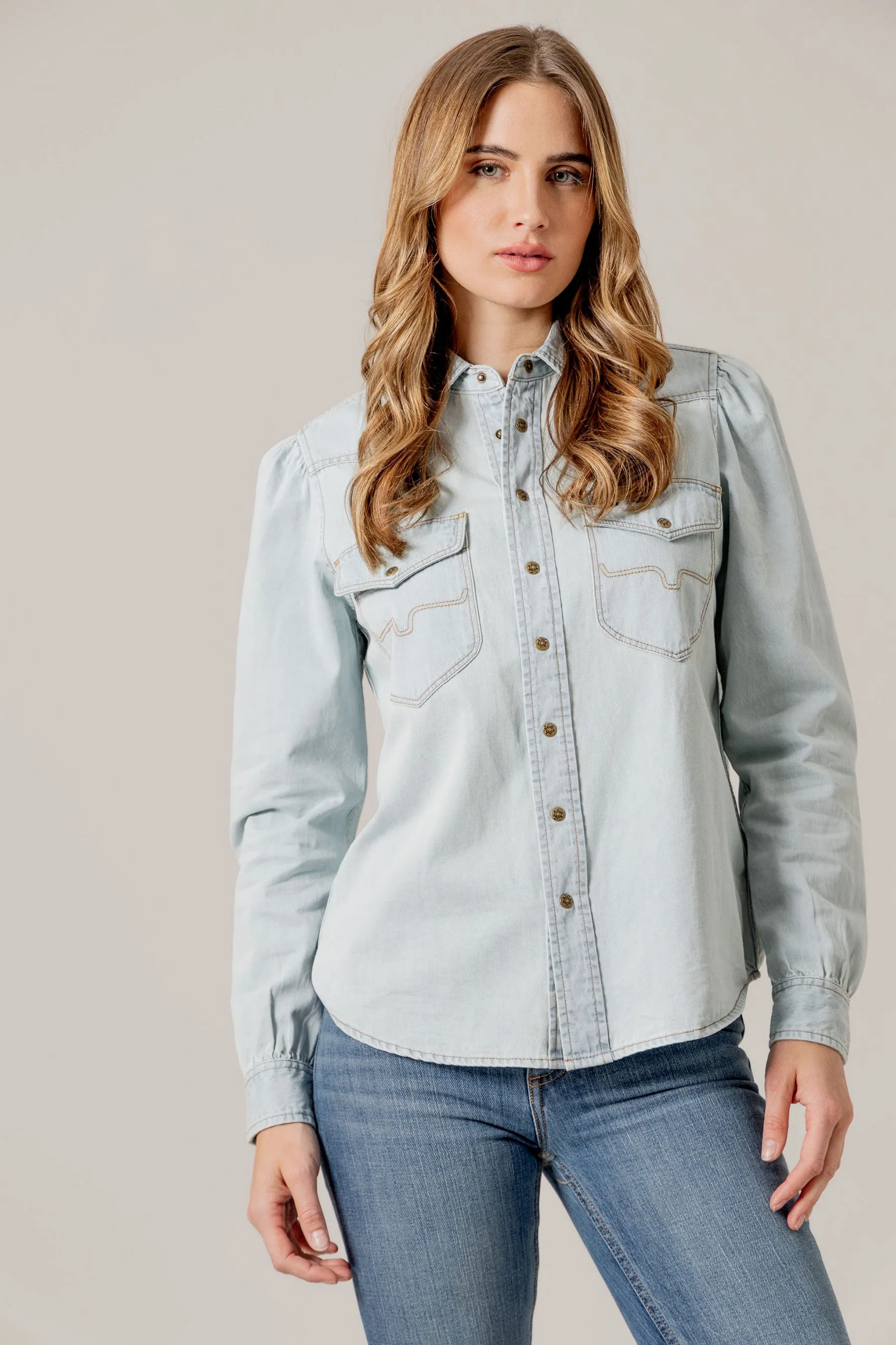 Jane Denim Snap