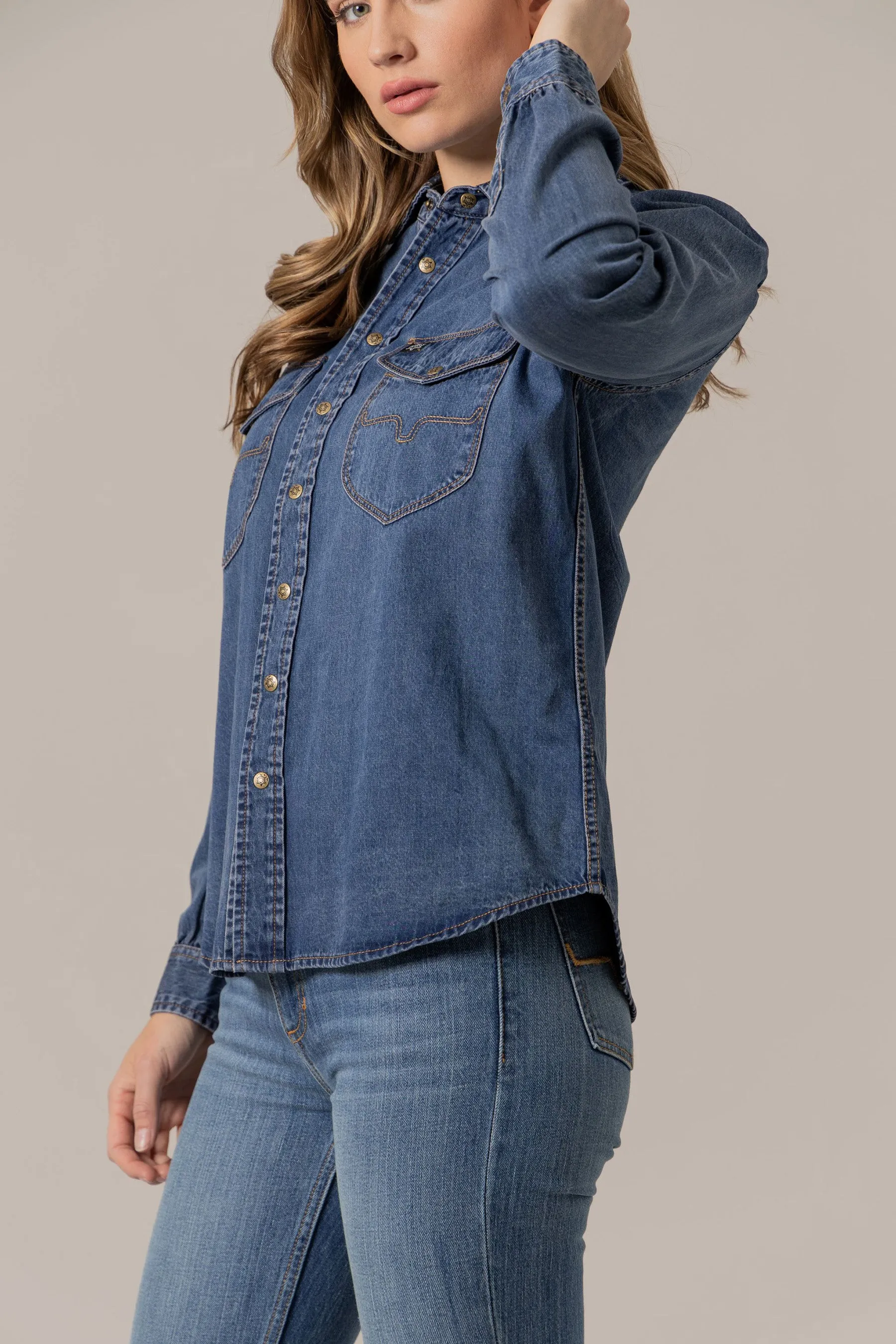 Jane Denim Snap