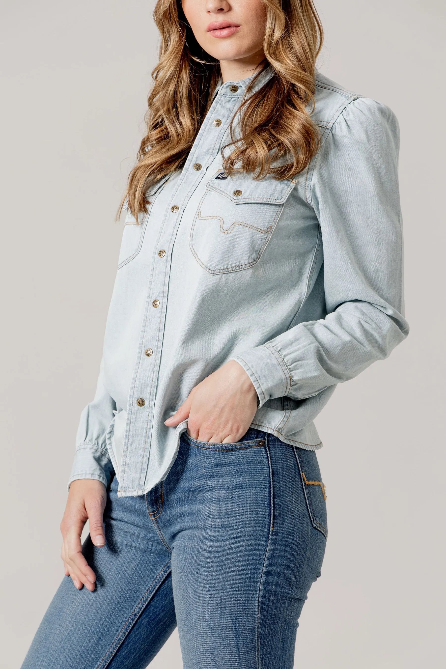 Jane Denim Snap