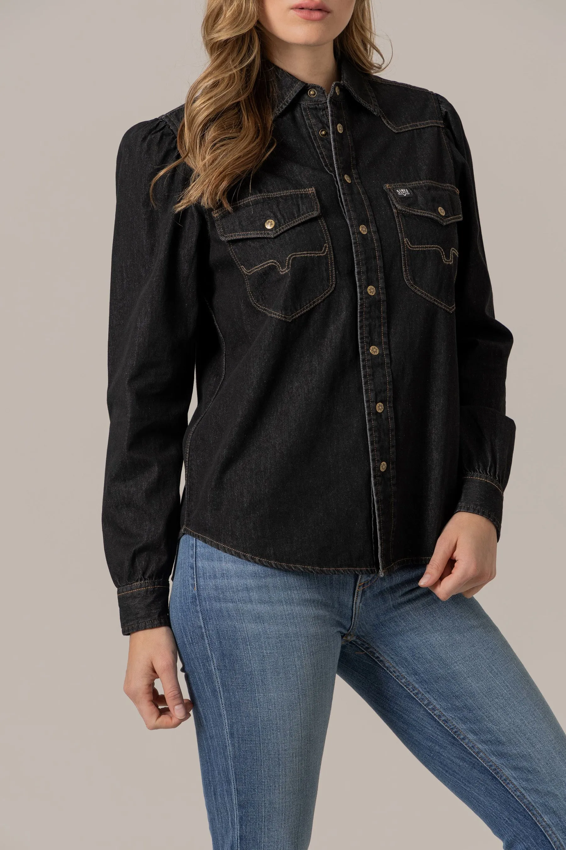 Jane Denim Snap