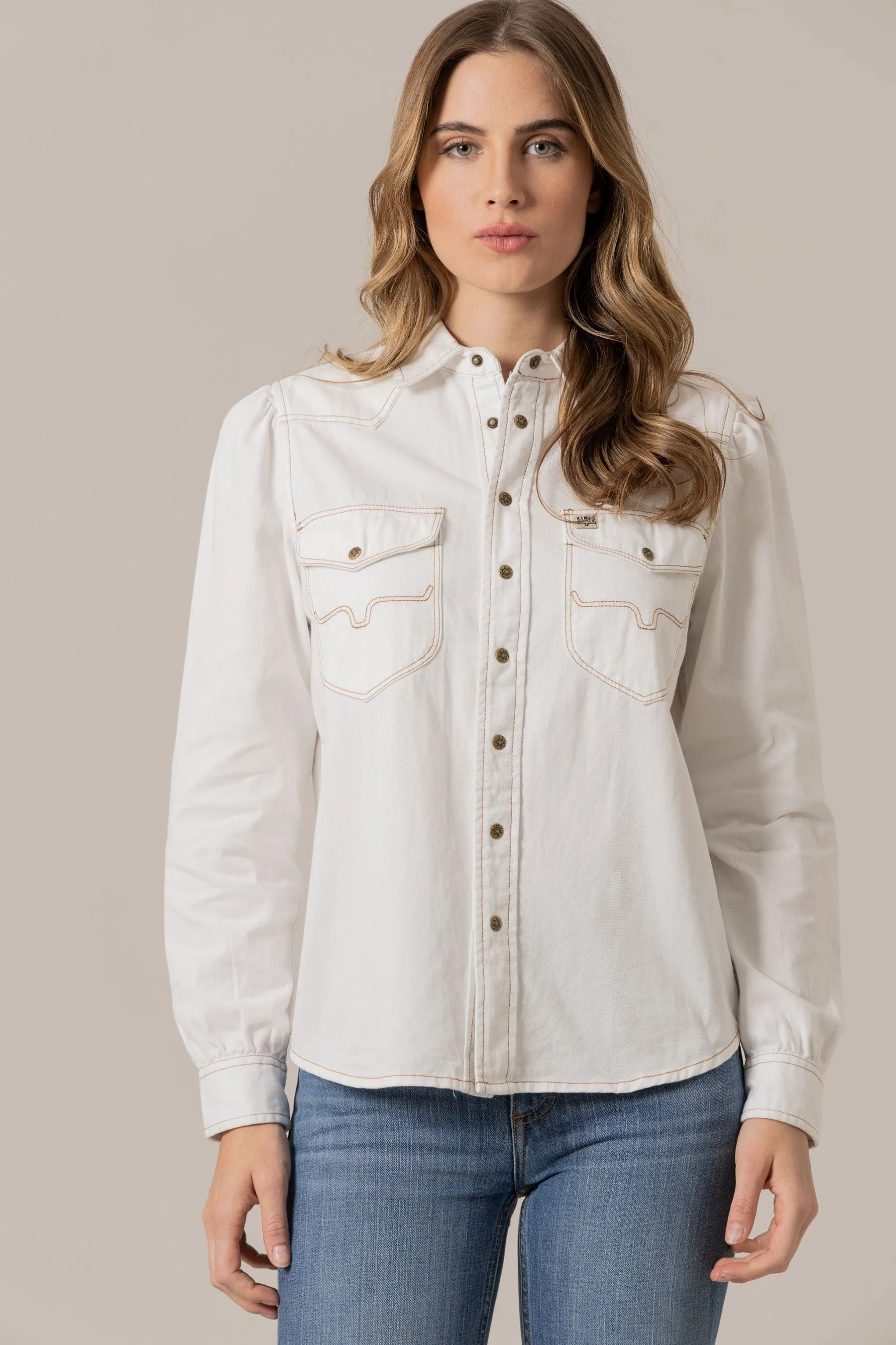 Jane Denim Snap