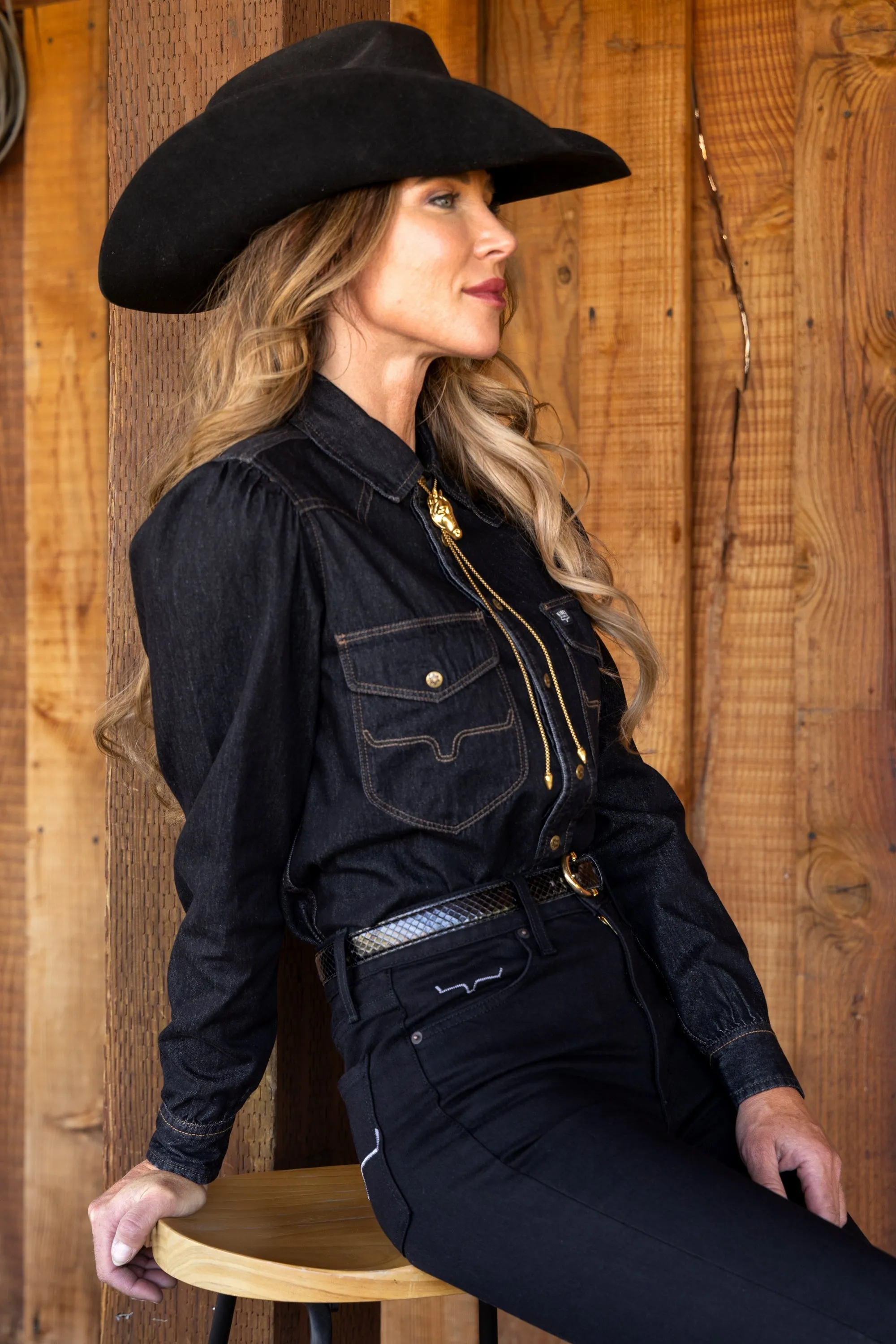 Jane Denim Snap