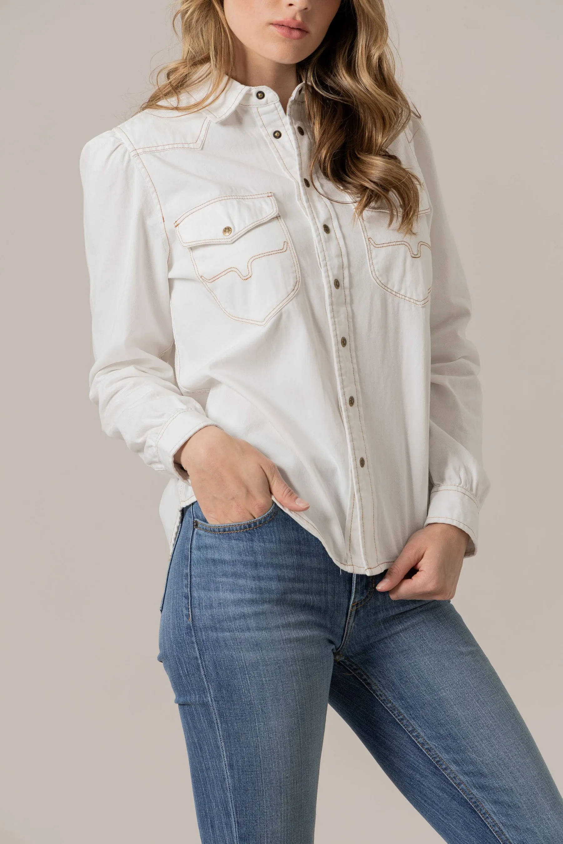 Jane Denim Snap
