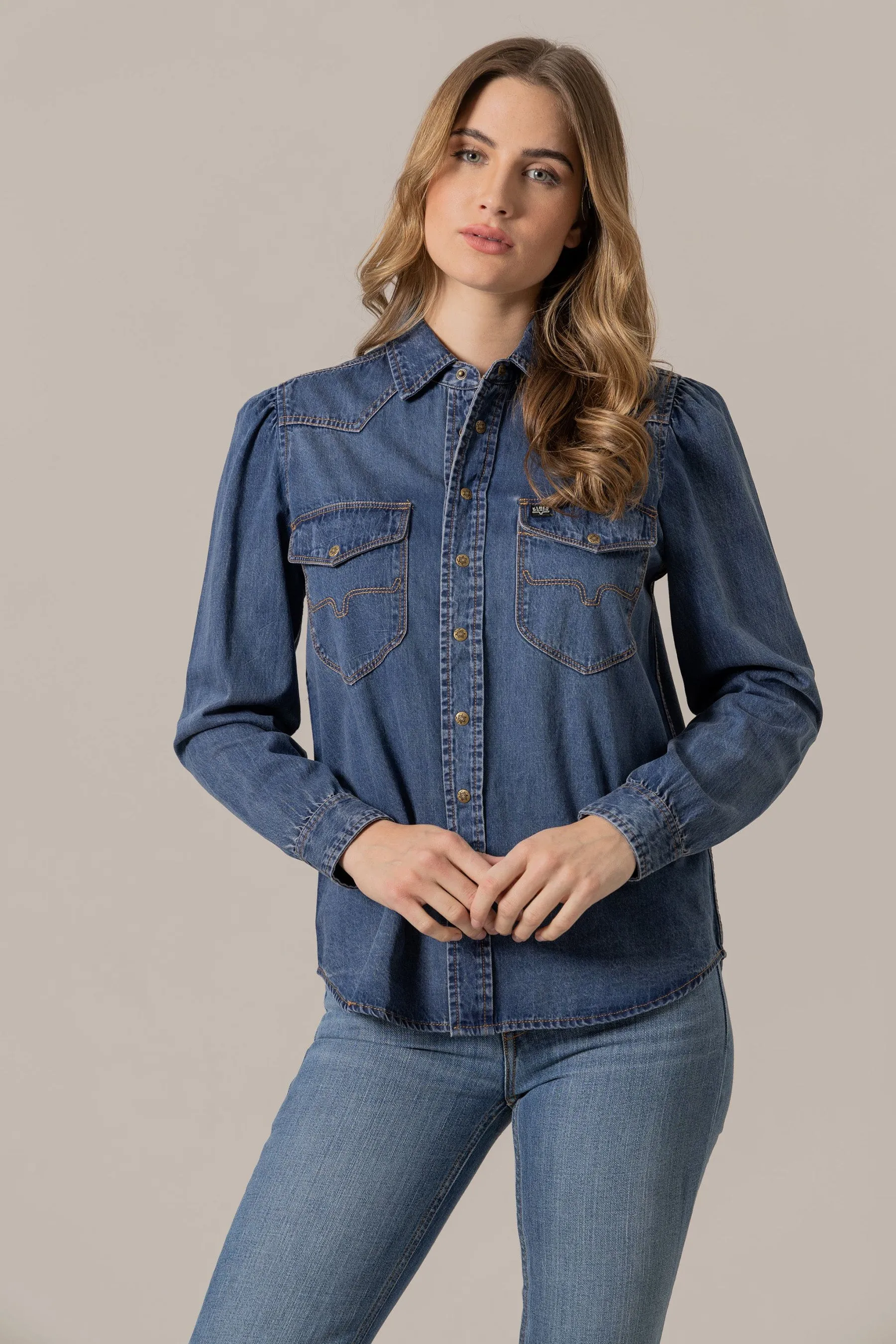 Jane Denim Snap