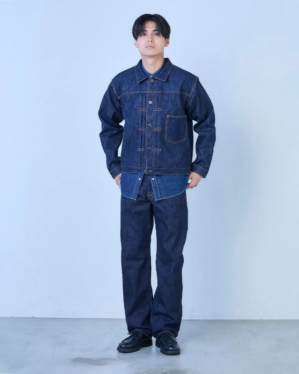 Japan Blue J501 Loose Straight 14.8oz US Cotton Selvedge Mens Jeans - Indigo