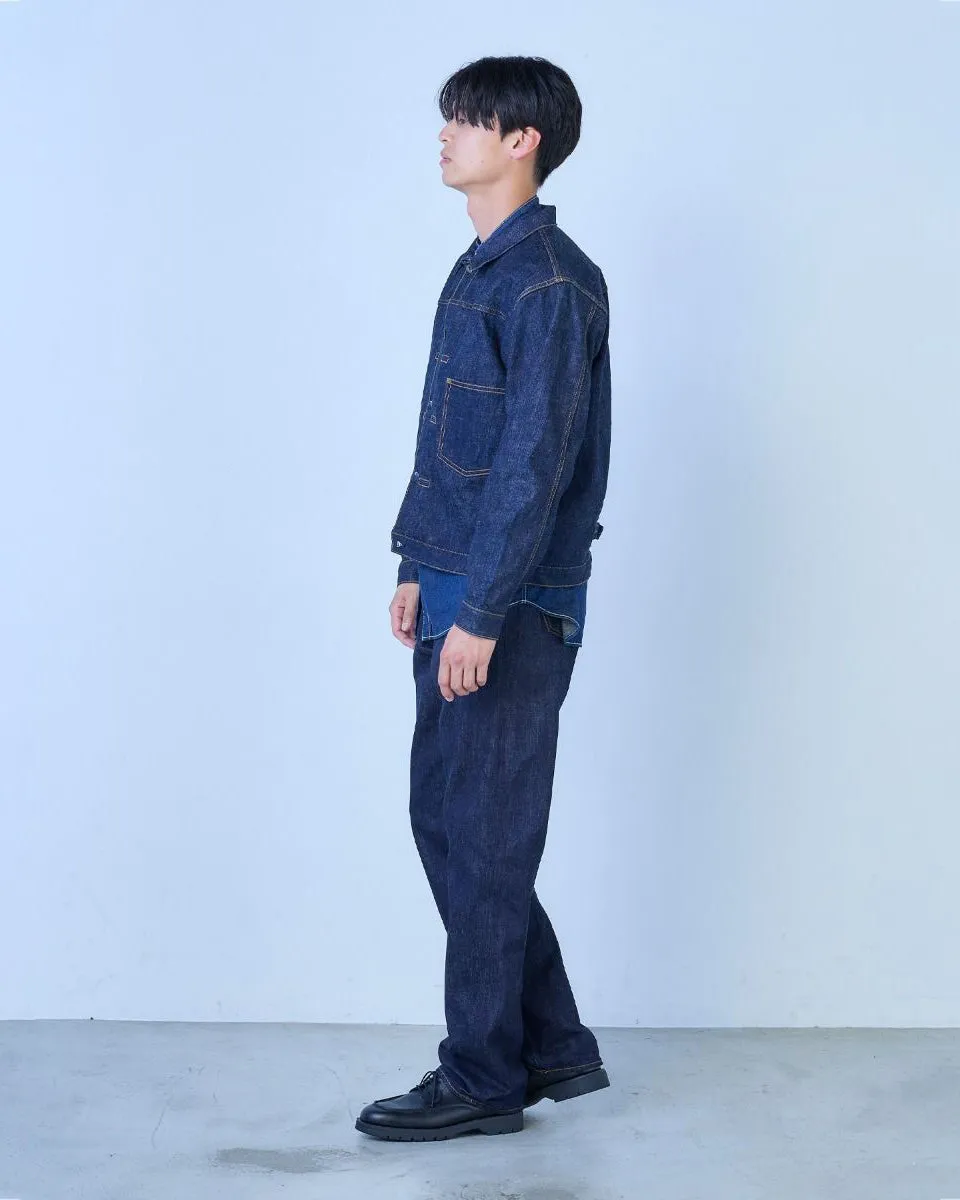 Japan Blue J501 Loose Straight 14.8oz US Cotton Selvedge Mens Jeans - Indigo