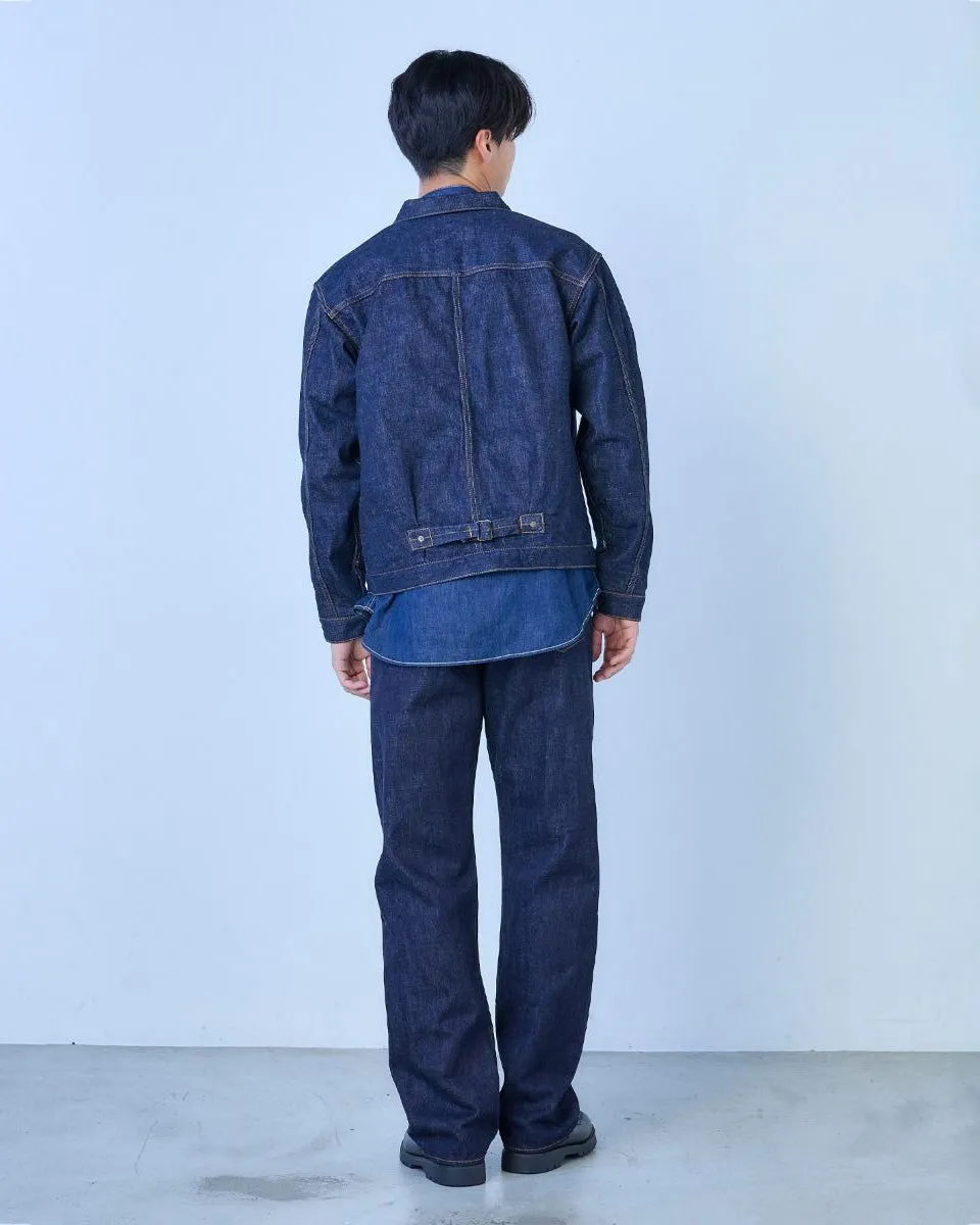 Japan Blue J501 Loose Straight 14.8oz US Cotton Selvedge Mens Jeans - Indigo