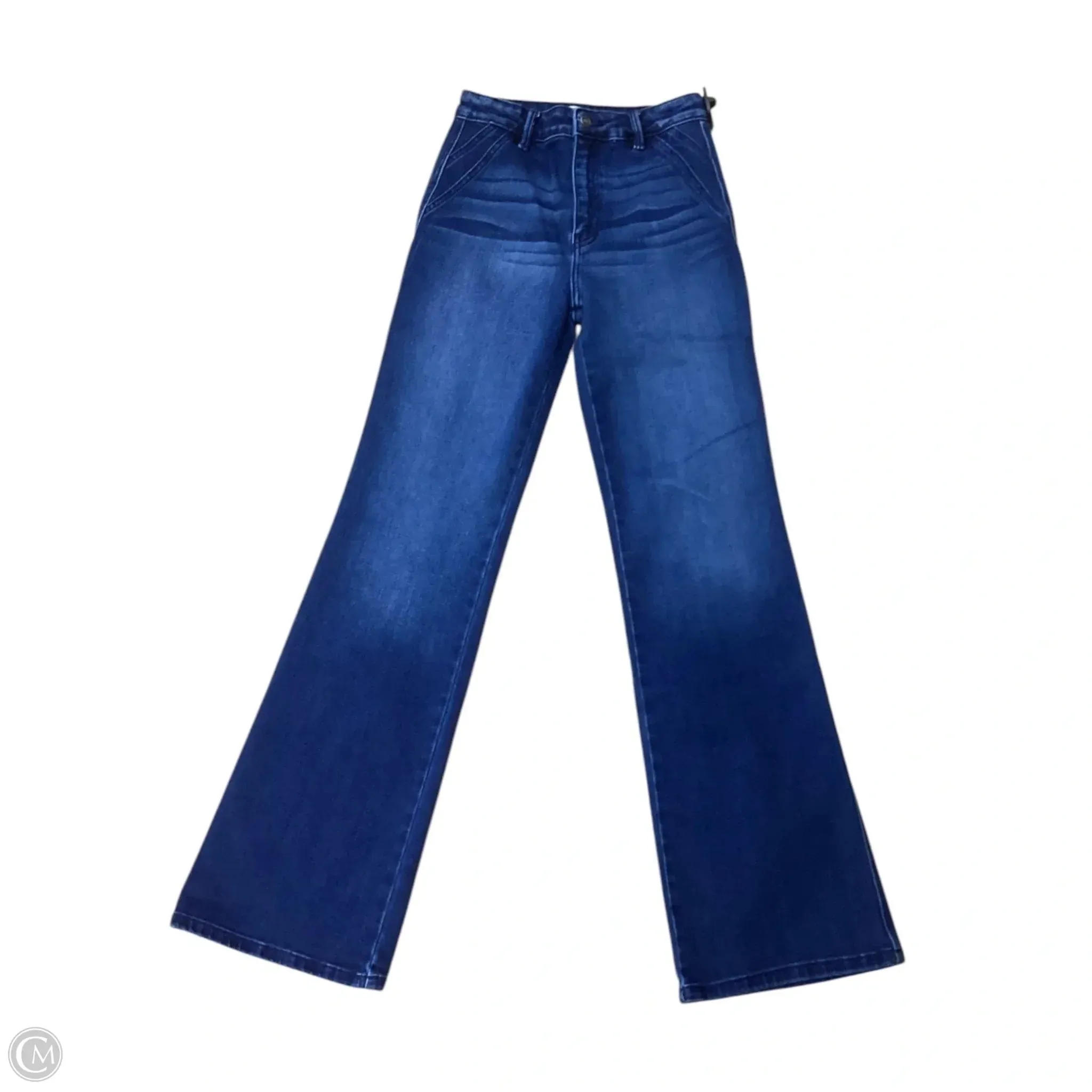 Jeans Boot Cut By Kancan In Blue Denim, Size: 6