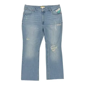 Jeans Boot Cut By Maurices In Blue Denim, Size:18