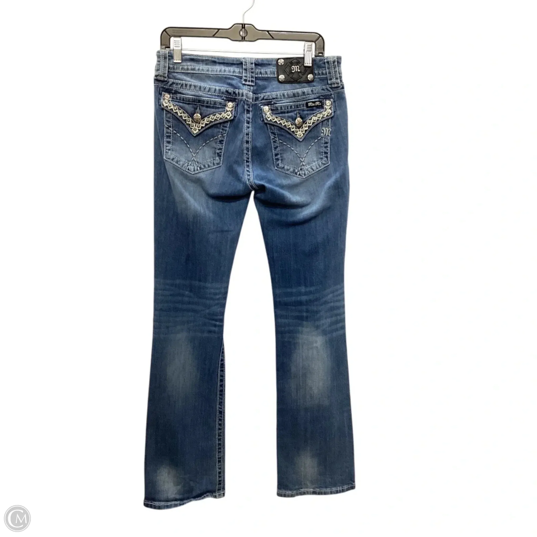 Jeans Boot Cut By Miss Me In Blue Denim, Size: 10