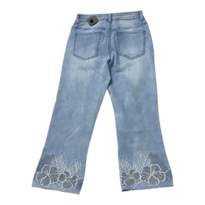 Jeans Cropped By Coco And Carmen In Blue Denim, Size:M