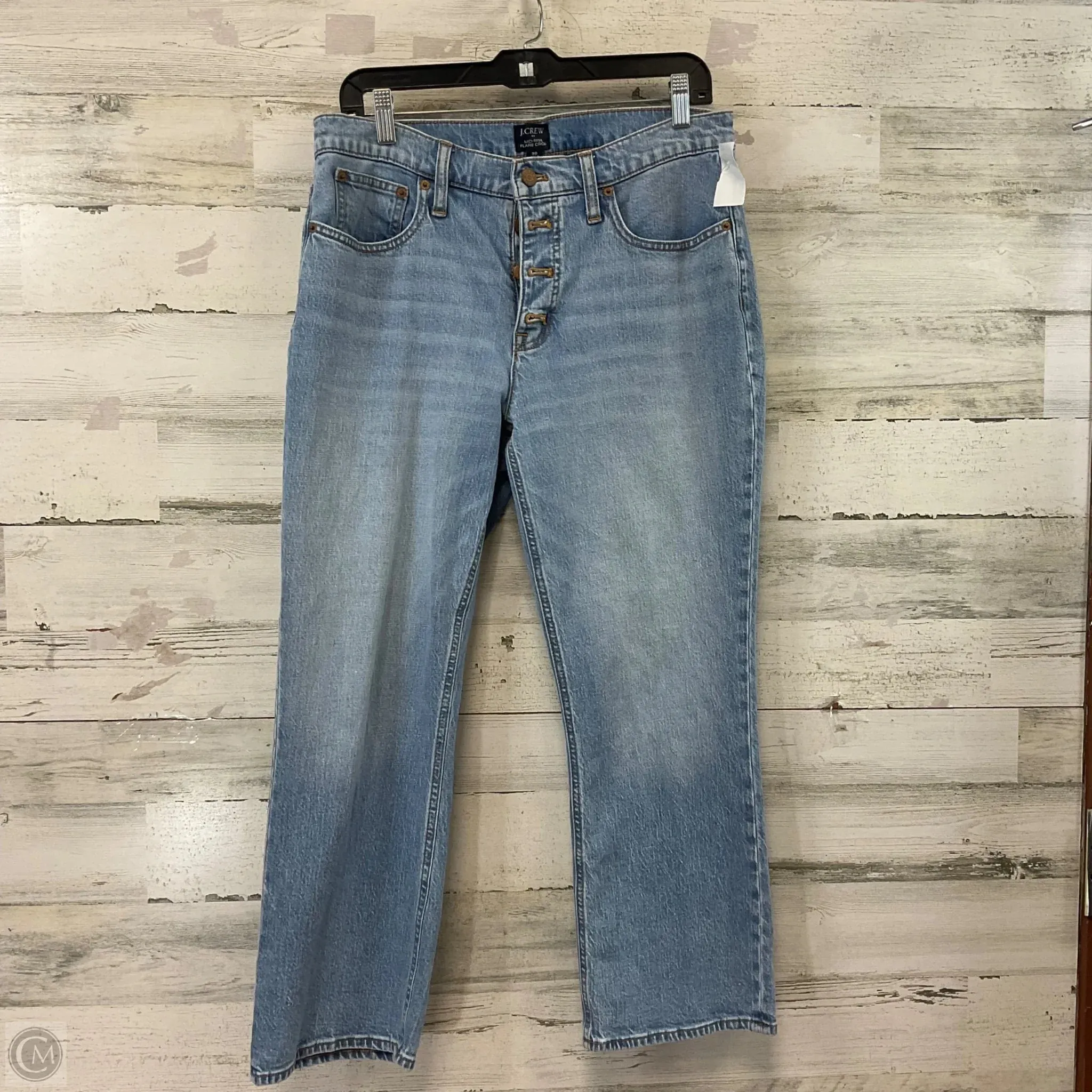 Jeans Cropped By J. Crew In Blue Denim, Size: 10