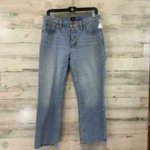 Jeans Cropped By J. Crew In Blue Denim, Size: 10