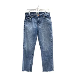 Jeans Cropped By Loft In Blue, Size:4P