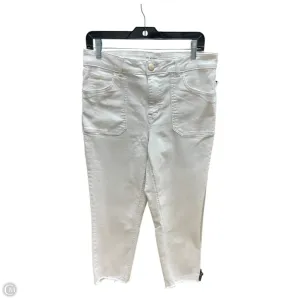 Jeans Cropped By MJeans In White, Size: 12