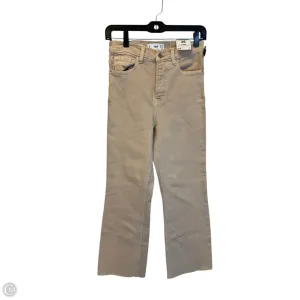 Jeans Cropped By Mng In Tan Denim, Size: 4