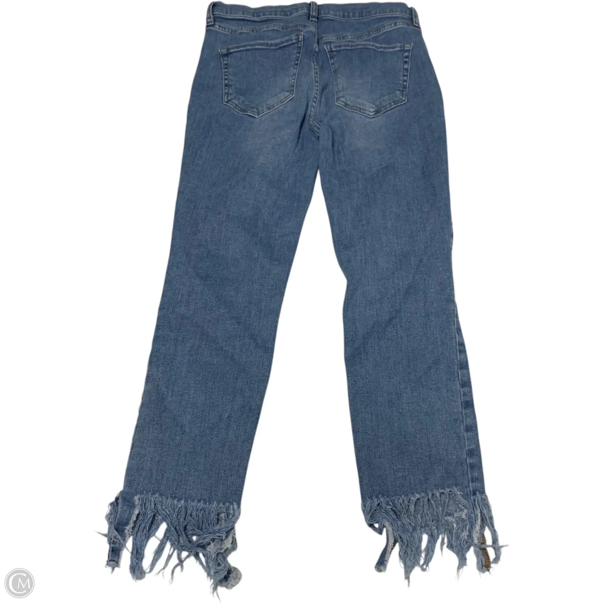 Jeans Cropped By We The Free In Blue Denim, Size: 10