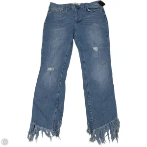 Jeans Cropped By We The Free In Blue Denim, Size: 10