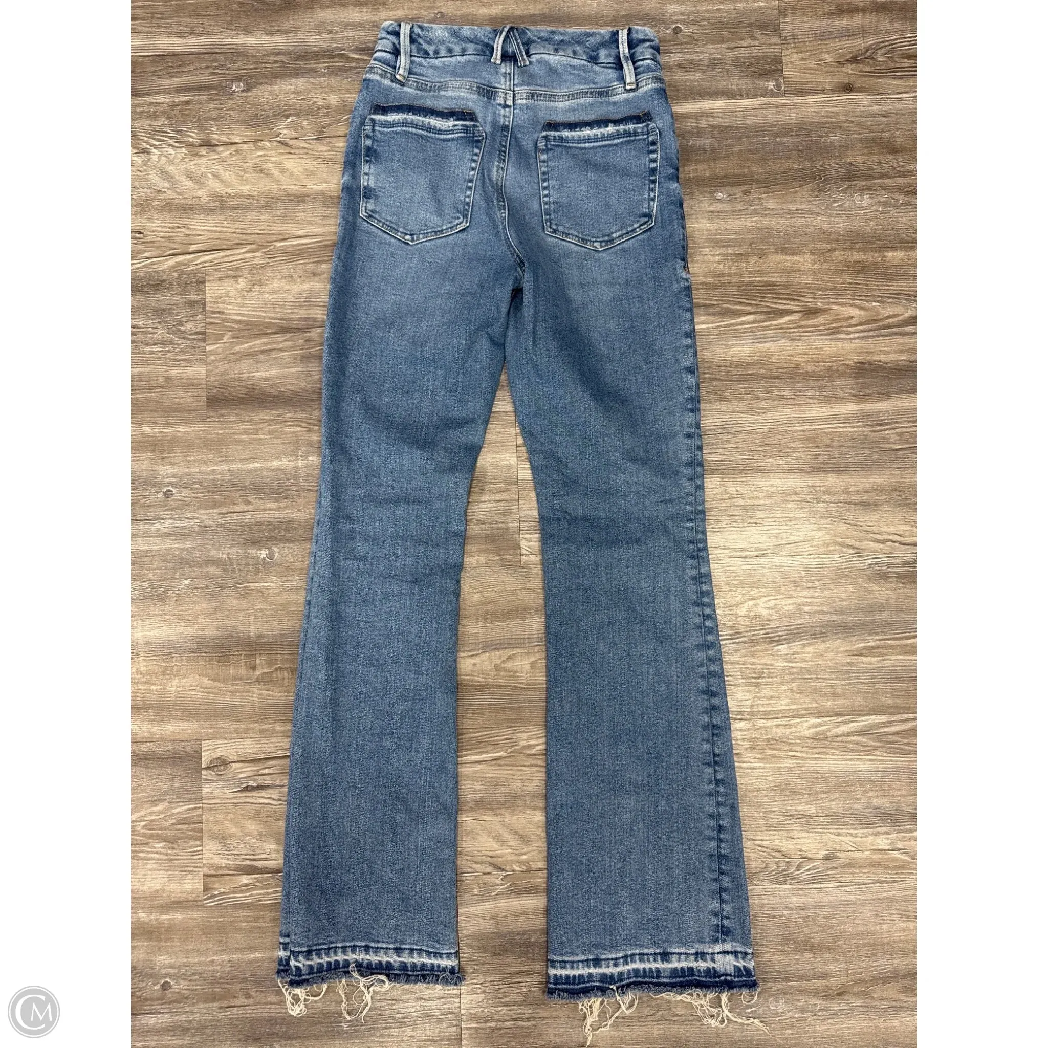 Jeans Designer By Good American In Blue Denim, Size: 2