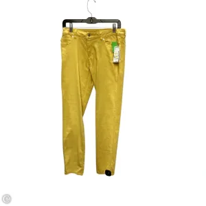 Jeans Designer By Michael Kors In Yellow, Size: 6