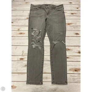 Jeans Jeggings By American Eagle In Grey Denim, Size: 16