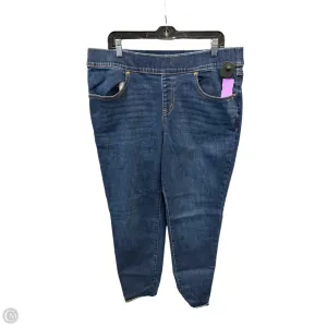Jeans Jeggings By Lane Bryant In Blue Denim, Size: 18