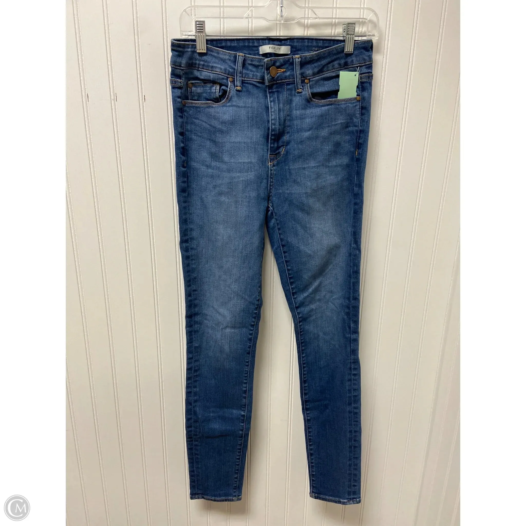 Jeans Skinny By Fidelity Denim In Blue Denim, Size: 8