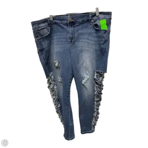 Jeans Straight By Celebrity Pink In Blue, Size: 22