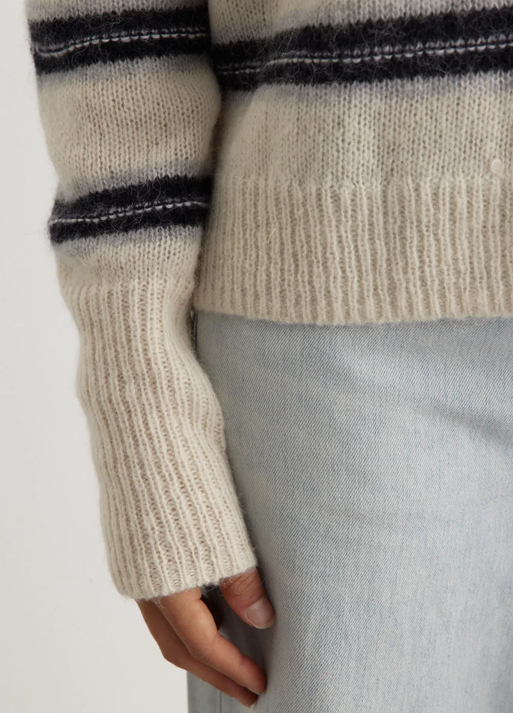 Kelly Stripe Long Sleeve Sweater