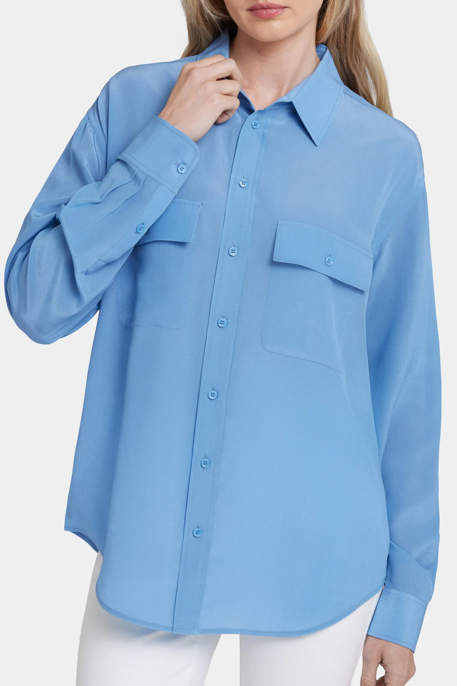Lauren Silk Blouse - Pacific Coast