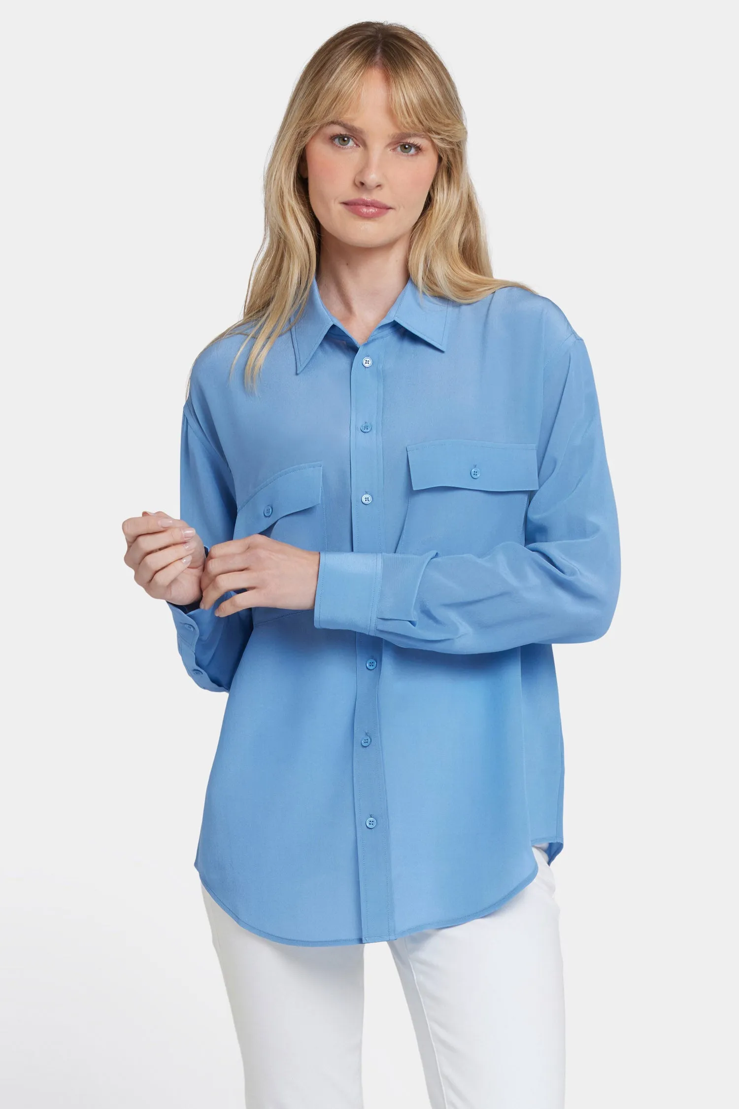 Lauren Silk Blouse - Pacific Coast