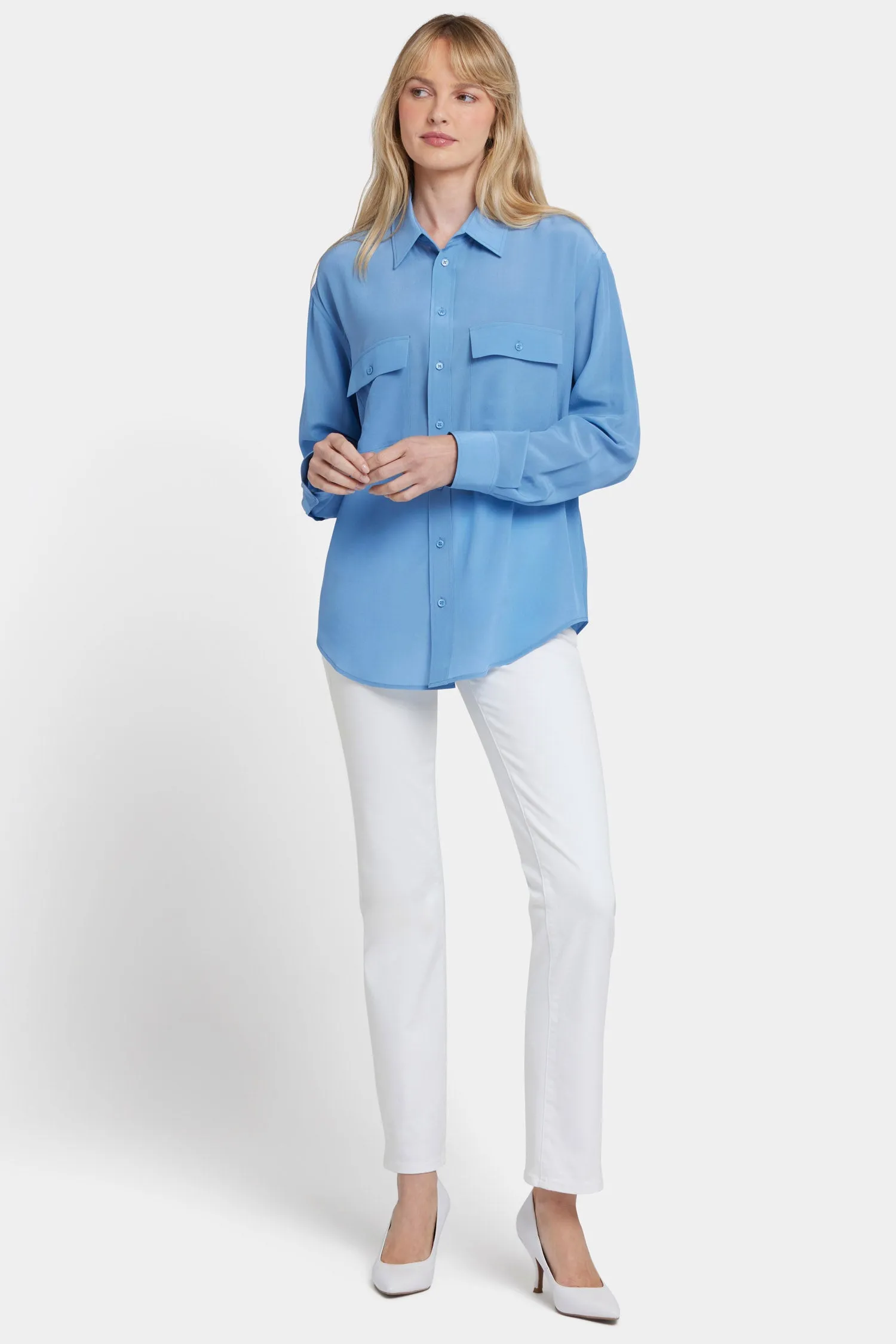 Lauren Silk Blouse - Pacific Coast