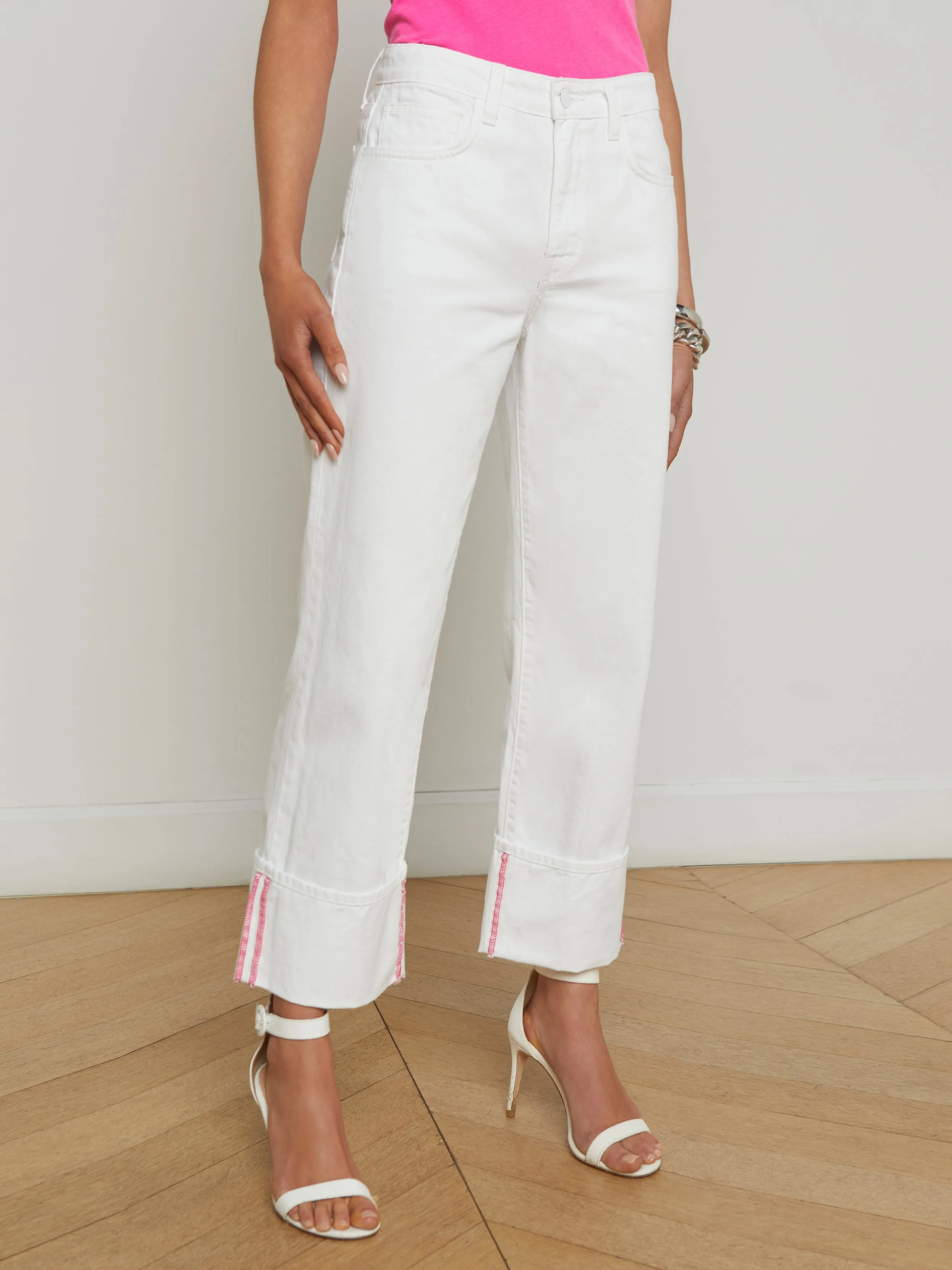 Leighton Cropped Cuffed Jean