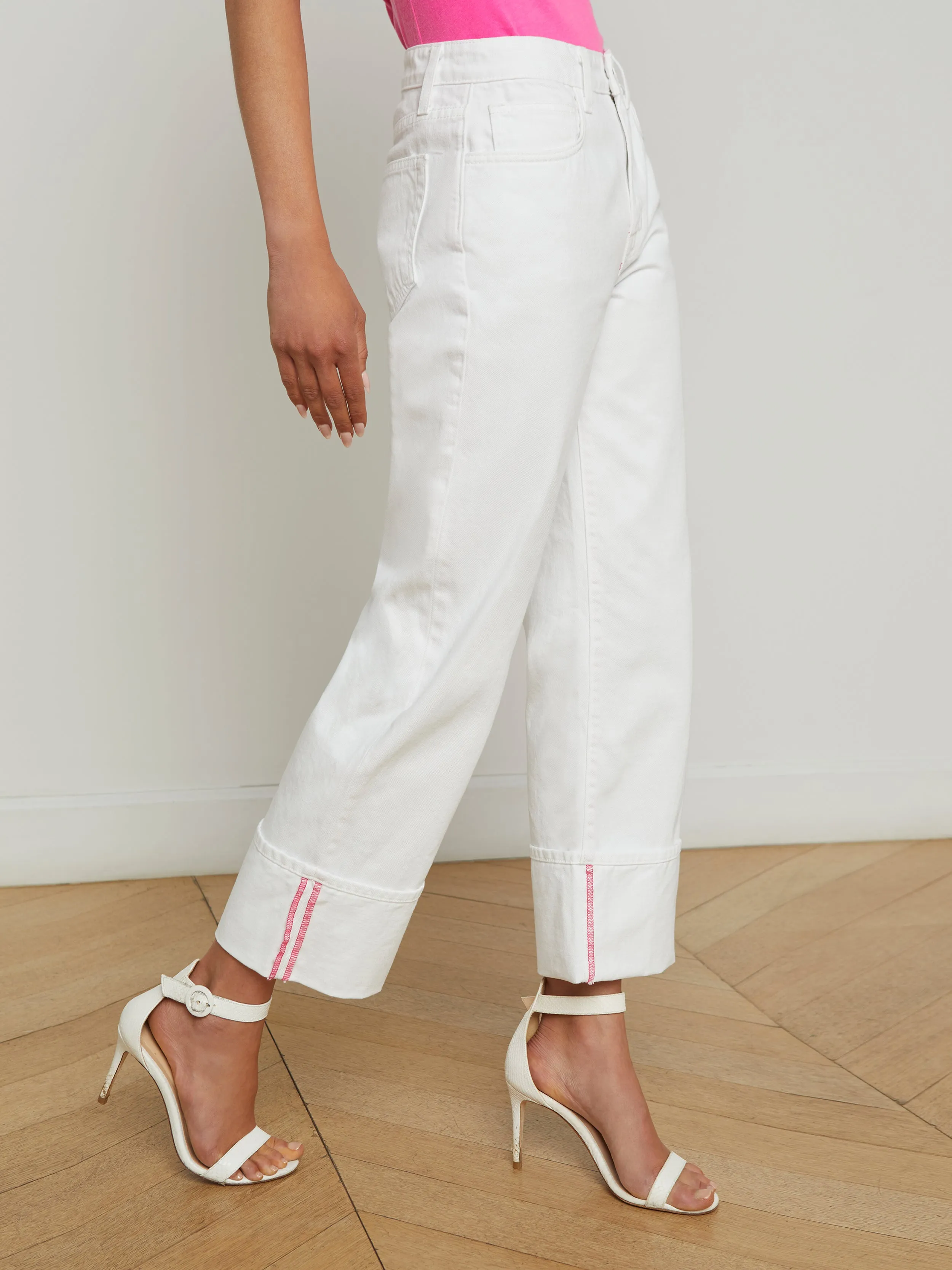 Leighton Cropped Cuffed Jean