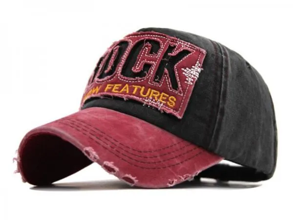 Letter Bone Gorras Casquette Washed Cotton Hat Cap